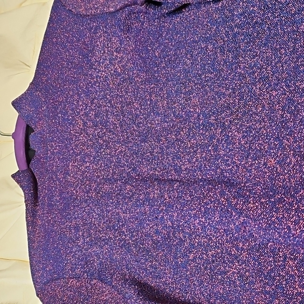 Solace London dress. Purple Metallic  Katy Perry, hit iconic dress! NWOT - Picture 3 of 12